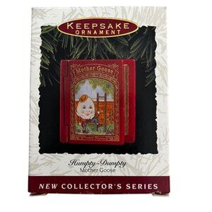 Humpty Dumpty Hallmark Ornament 1989 Mother Goose Nursery Rhymes Vintage